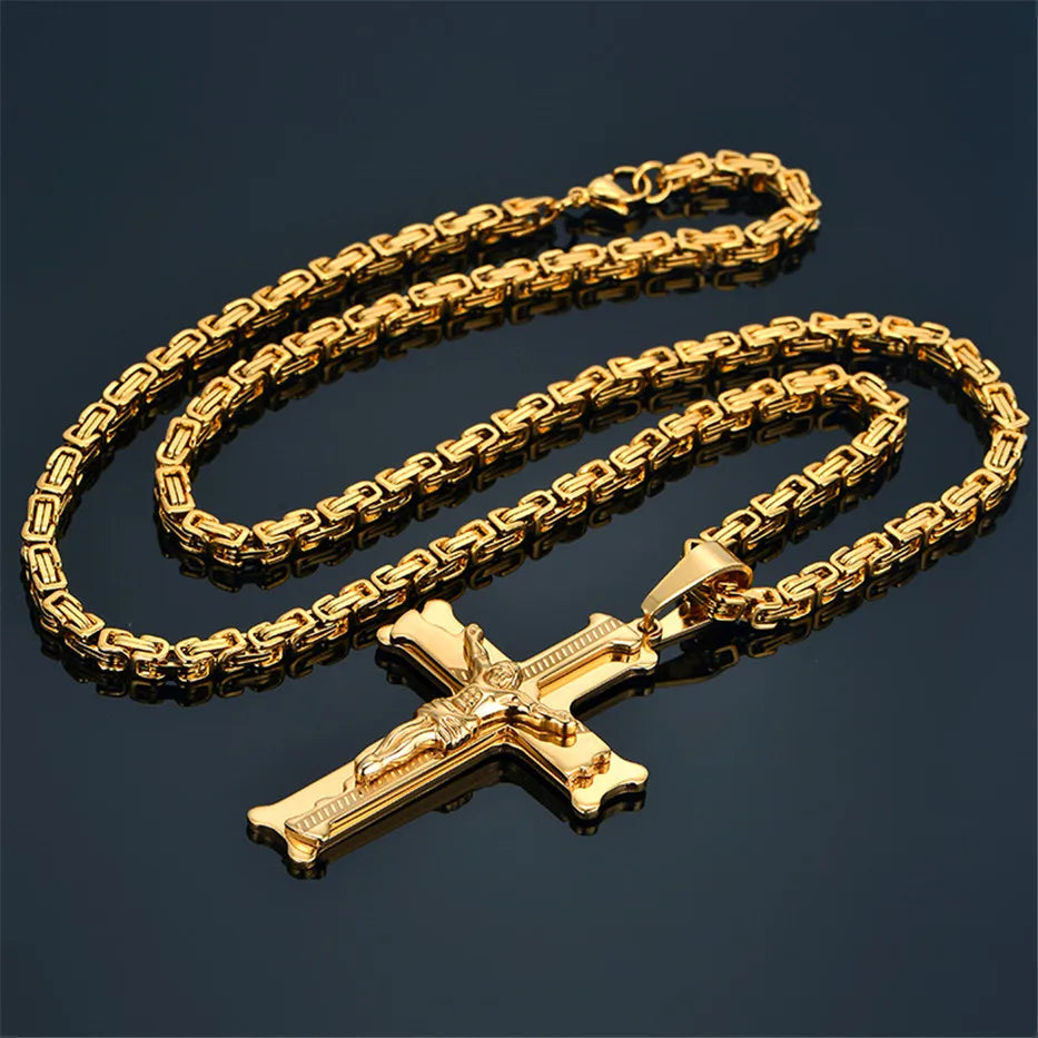 GLD Cross necklace