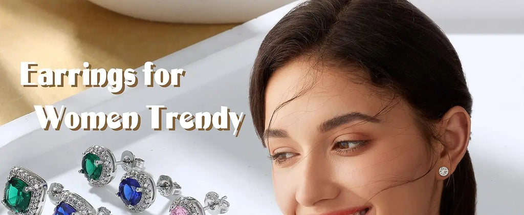 2 pairs 18K Gold Plated Halo Stud Earrings Cubic Zirconia Stud Earrings Round Square Diamonique Stud Earrings Set for Women Men
