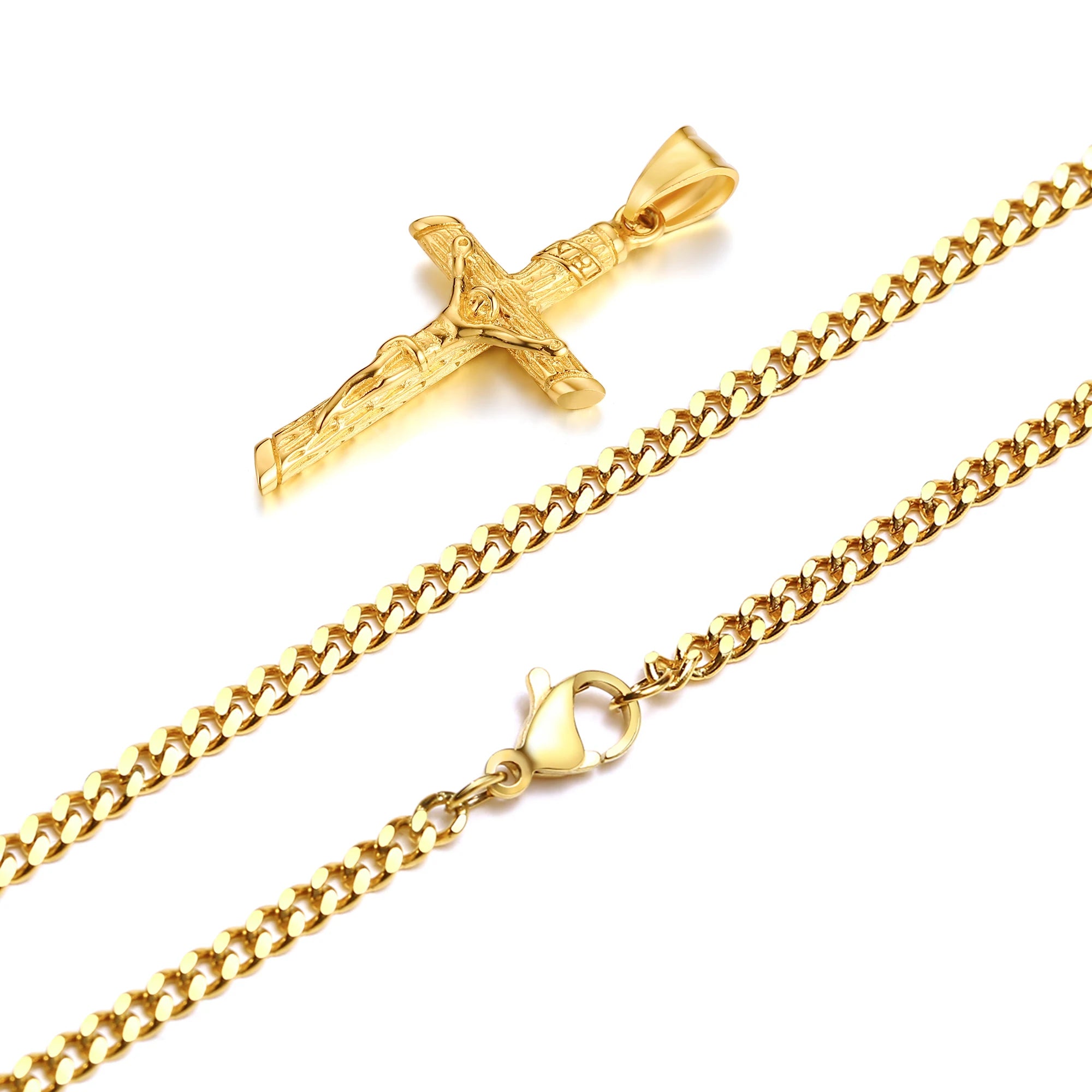 Stainless Steel Cross Necklace
