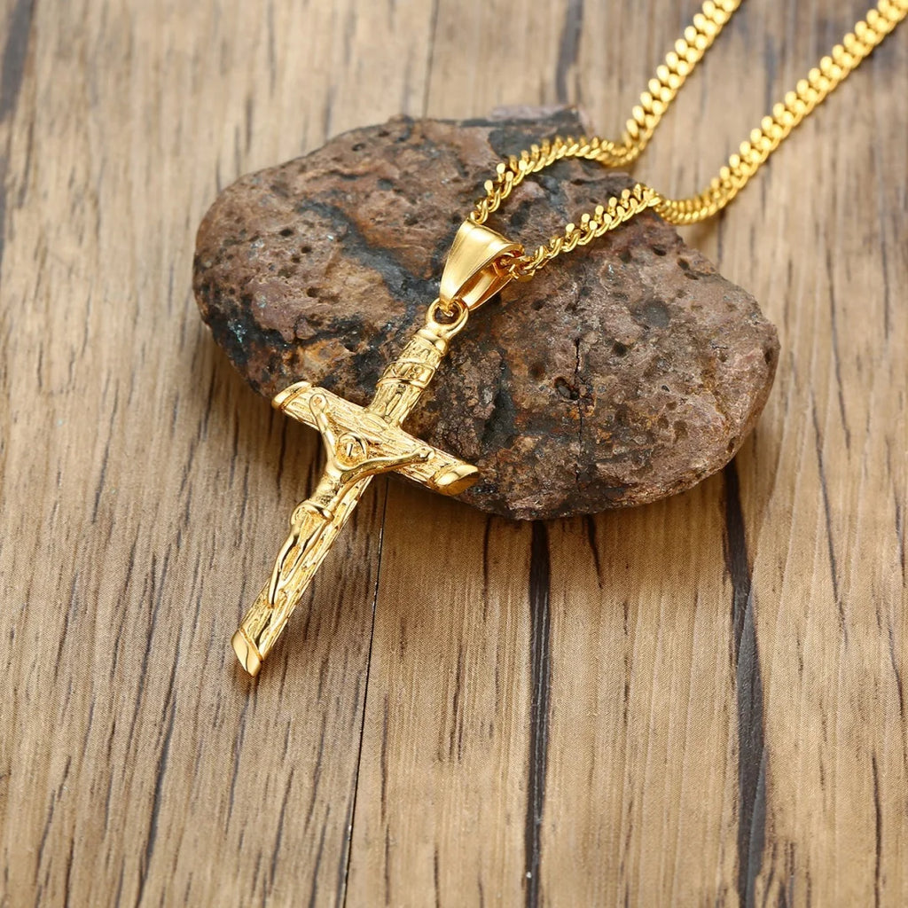 Stainless Steel Cross Necklace